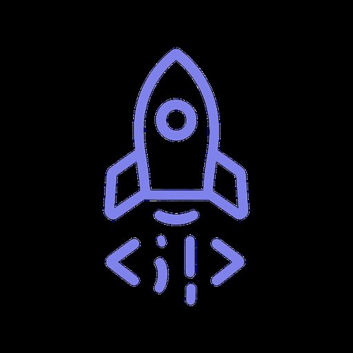 Rocket launch icon