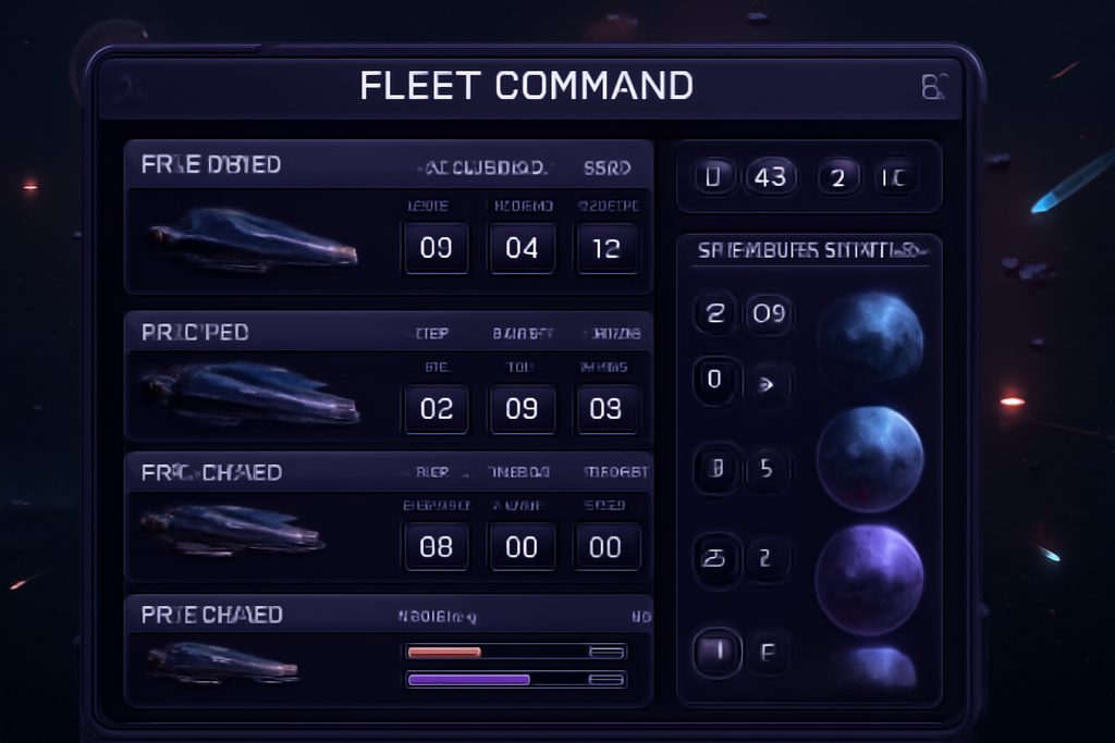 Fleet Command fleet management UI panel